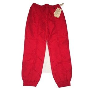 Vintage Roffe Ski Pants/overalls NWT 16 Any Length Solar Slim Red USA